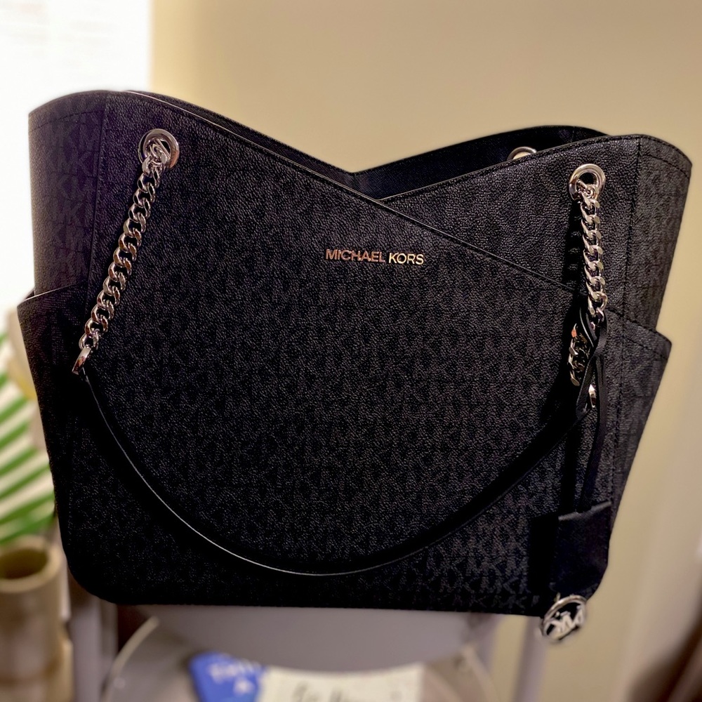 Womens Michael Kors Large Shoulder Tote-Jet Set Travel